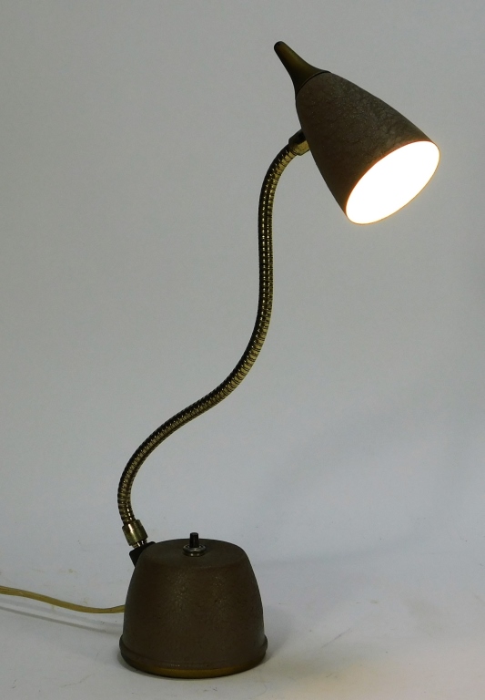 Appraisal: EAGLE HI LITE MCM DESK LAMP United States th CenturyGooseneck