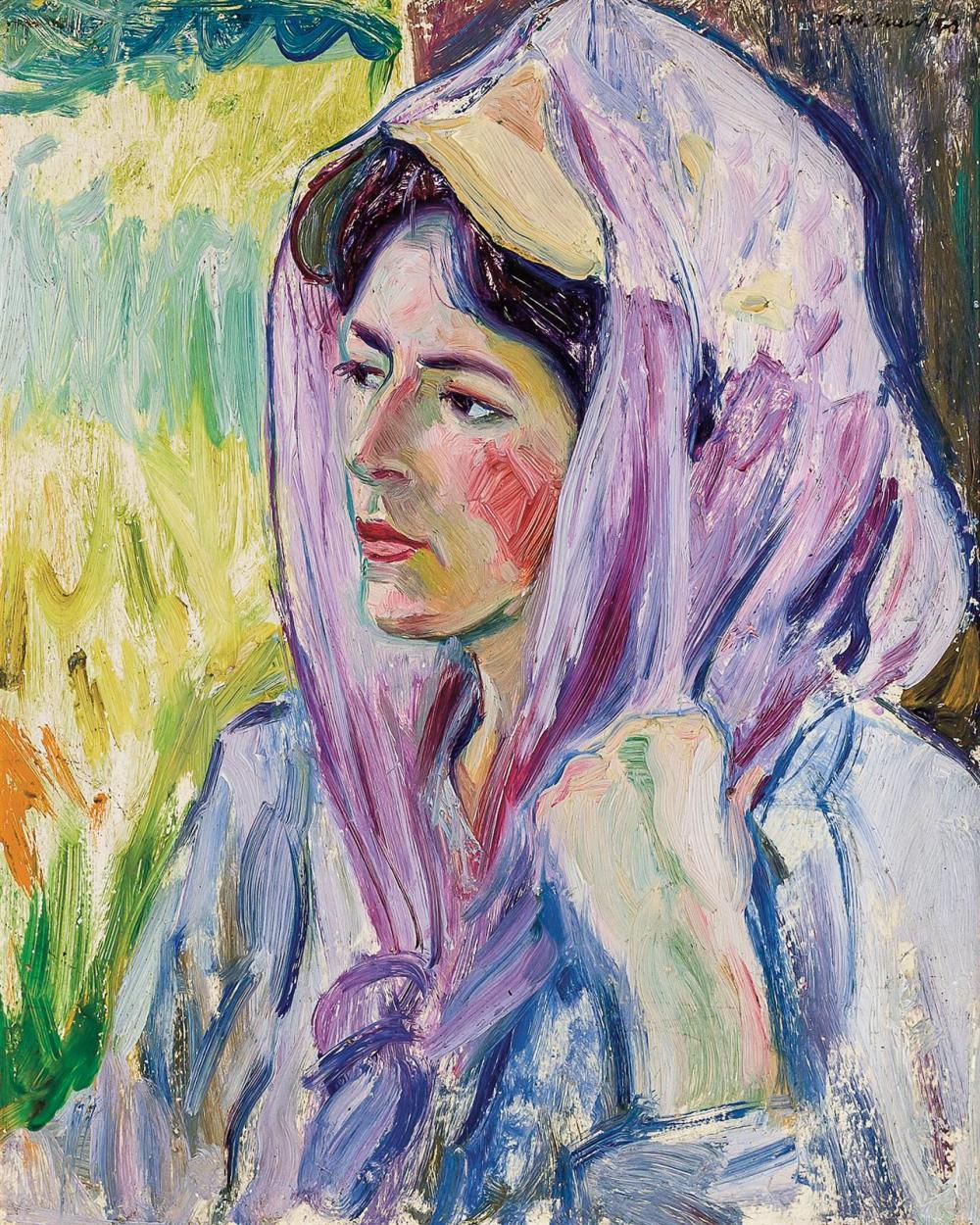 Appraisal: ALFRED HENRY MAURER American - Le Femme Dans le Voile