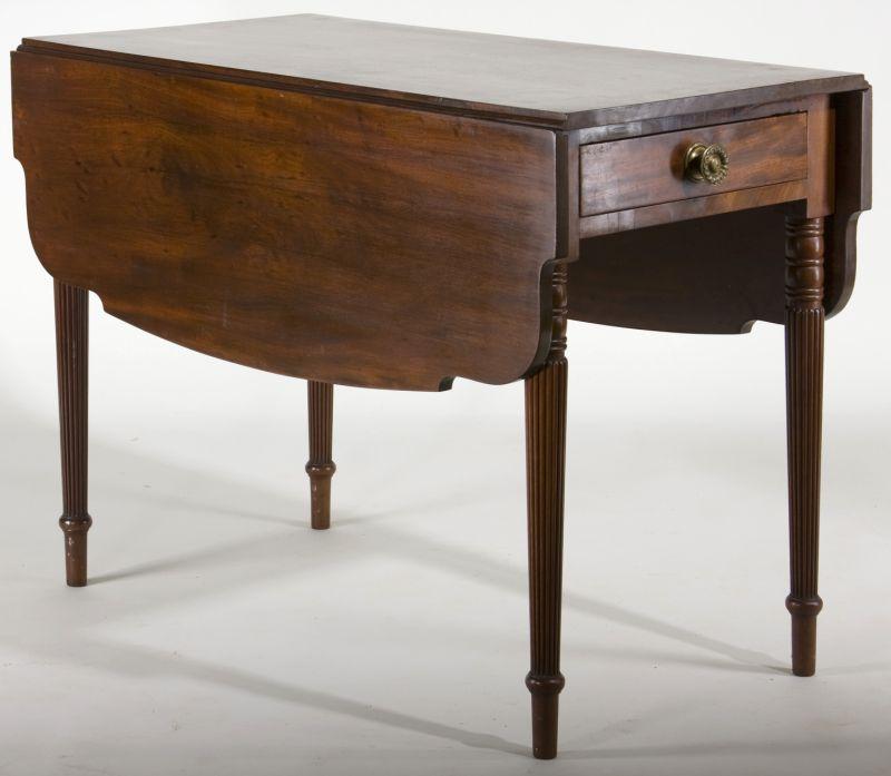 Appraisal: American Sheraton Drop Leaf Table early th c probably Massachusetts