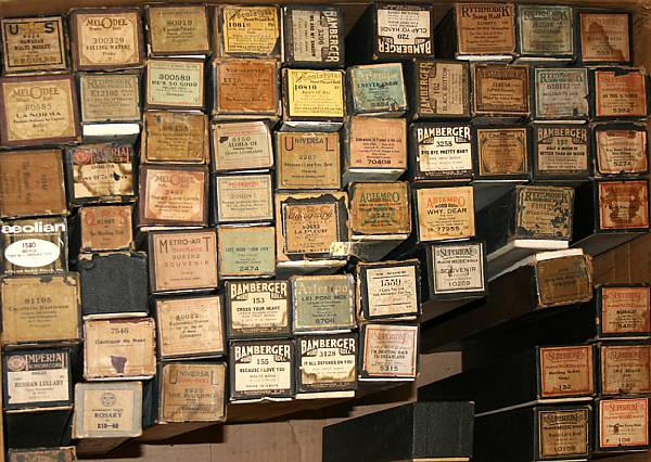 Appraisal: A collection of Siou's Musico and mixed piano rolls approximately