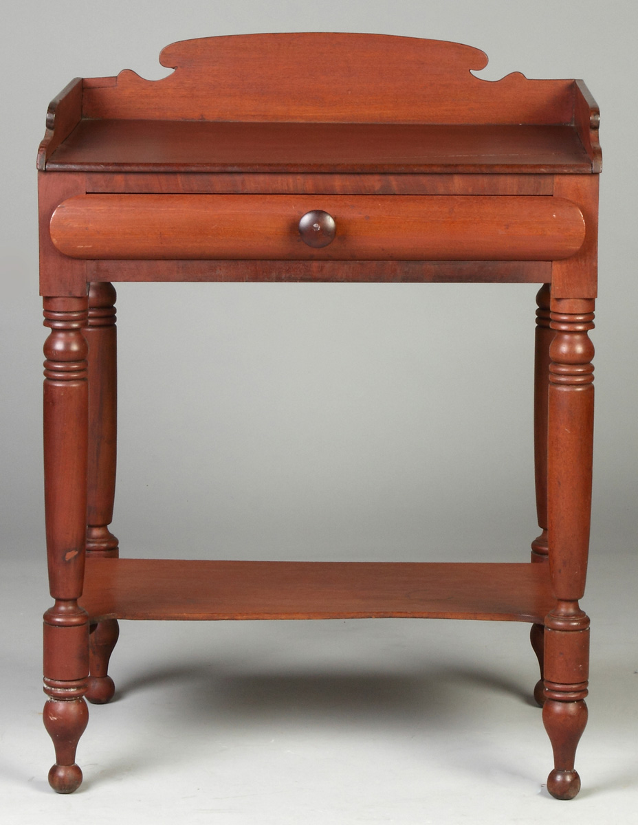 Appraisal: Sheraton Mahogany Washstand th cent