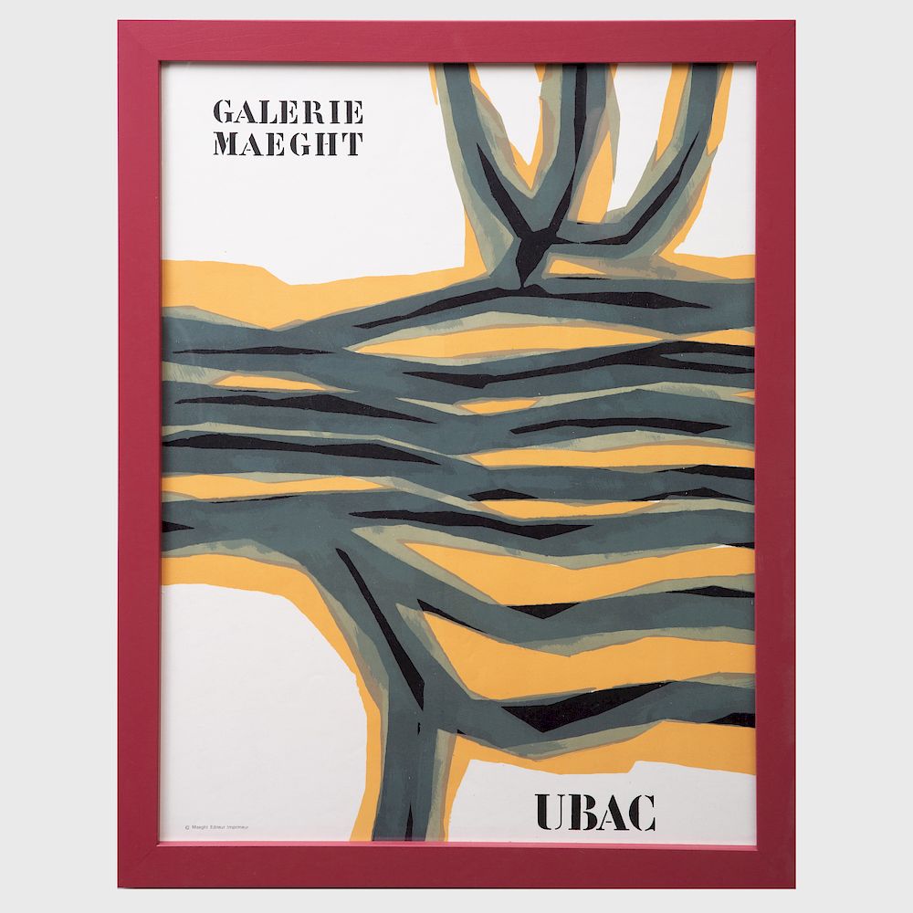 Appraisal: After Raoul Ubac - Galerie Maeght Exhibition Poster Lithographic poster