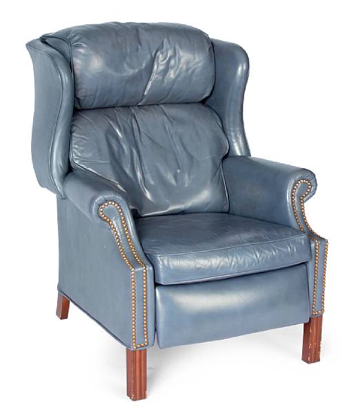 Appraisal: A George III style wing chair height in width in