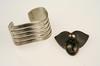 Appraisal: JEWELRY LOT - Two piece lot includes a sterling bangle