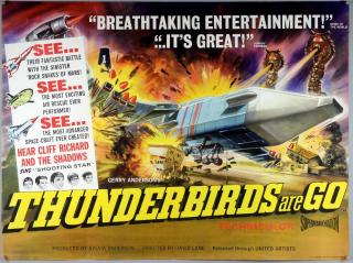 Appraisal: Thunderbirds Are Go British Quad film poster campaign book created