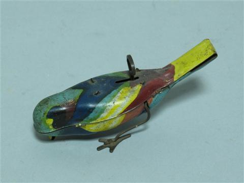 Appraisal: WIND UP PAINTED BIRD TOY