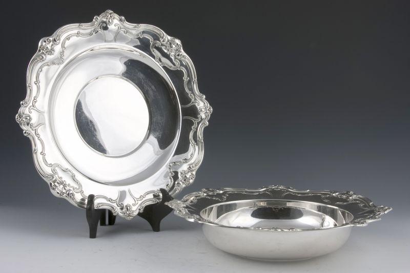 Appraisal: Gorham Chantilly Center Bowl and Underplate sterling a nice estate