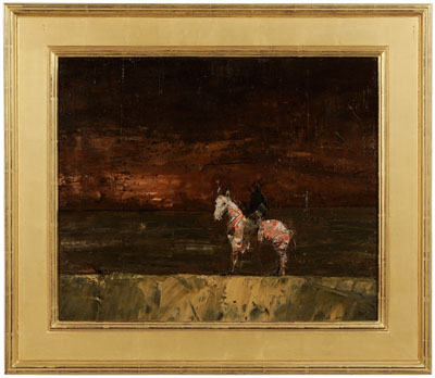 Appraisal: Dean Richardson New Jersey born Painted Horse signed lower right