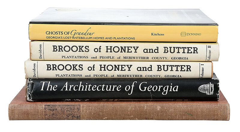 Appraisal: Four Important Georgia Architecture Books including Brooks of Honey and