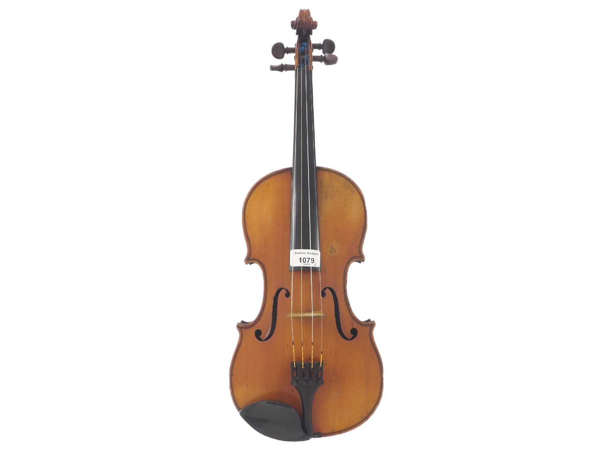 Appraisal: French violin labelled The Professor Violin registered Hawkes Son Leicester