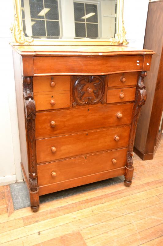 Appraisal: VICTORIAN CEDAR SEVEN DRAWER CHEST VICTORIAN CEDAR SEVEN DRAWER CHEST