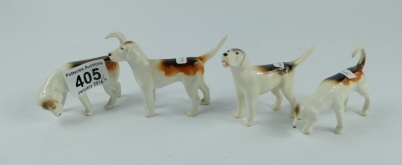 Appraisal: Beswick Foxhounds first version