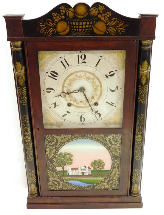 Appraisal: CLOCK Eli Terry Son Plymouth CT three quarter case wooden