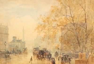 Appraisal: Herbert Menzies Marshall - Whitehall watercolour cm x cm