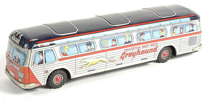 Appraisal: Cragstan Japan Beep Beep Greyhound Bus - large scale tinplate