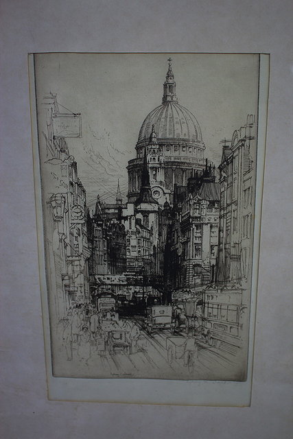 Appraisal: SYDNEY ROBERT JONES - London view looking towards St Pauls