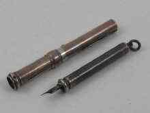 Appraisal: An unusual combination pen pencil quill knife by Samson Mordan