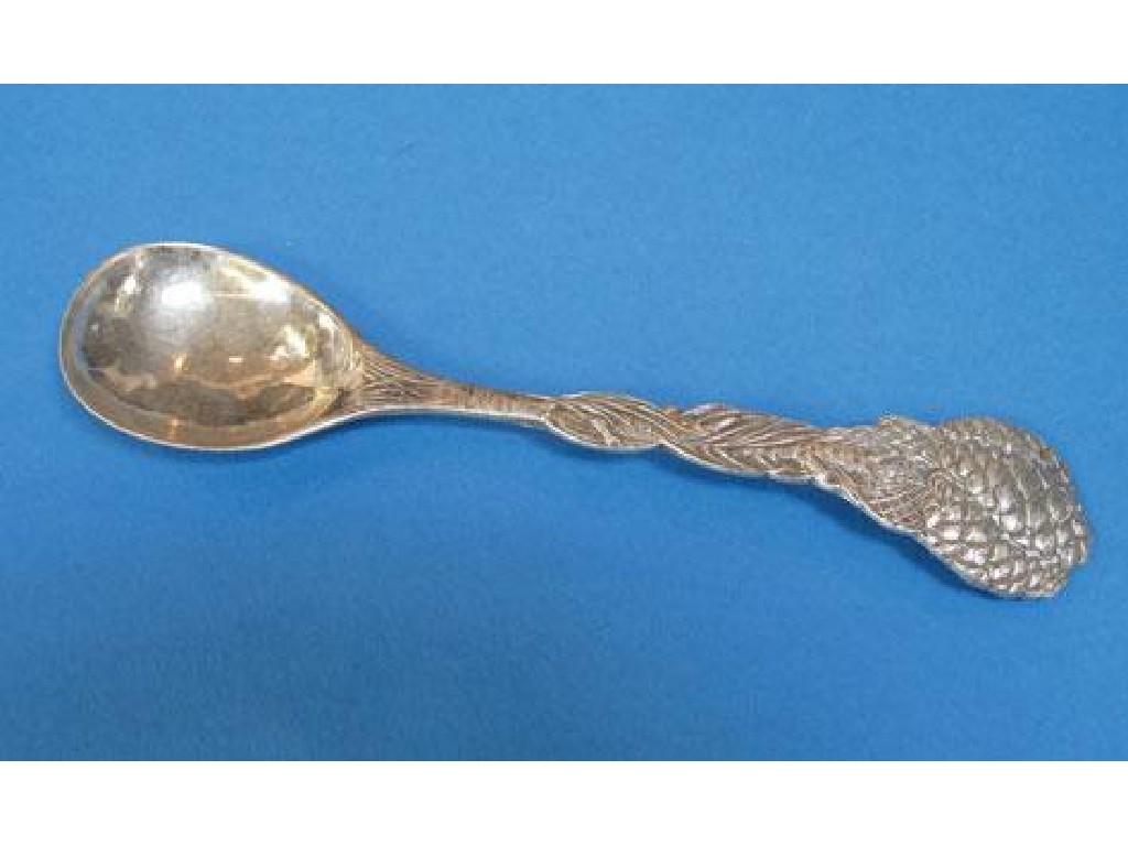 Appraisal: OMAR RAMSDEN AND ALWYN CARR A SPOON with an oval