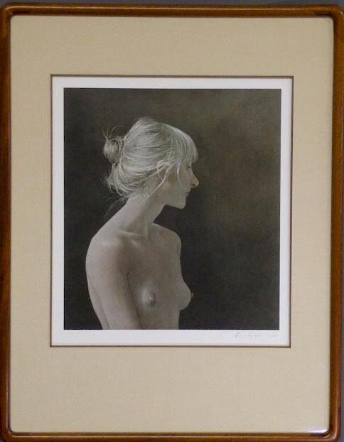 Appraisal: Andrew Wyeth Hand Signed Print Beauty Mark Andrew Wyeth American