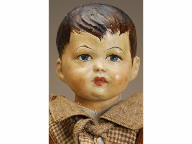 Appraisal: German Composition Shoulder Head Character Boy Germany ca composition shoulder