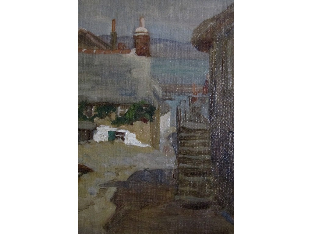 Appraisal: ALEXANDER ROCHE RSA - POLPERRO CORNWALL Oil on board signed