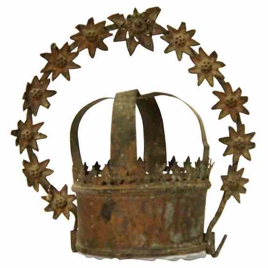 Appraisal: An Indo-Portuguese Silver Saint's Crown and Halo circa approximate weight