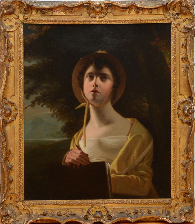 Appraisal: ATTRIBUTED TO GEORGE WATSON - PORTRAIT OF A LADY SAID