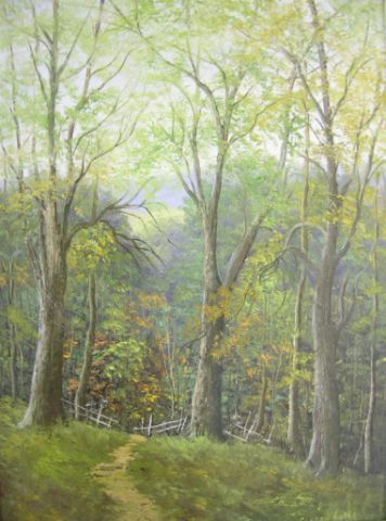 Appraisal: Clayson Baker x Oil on Board Signed Lower Right Forest