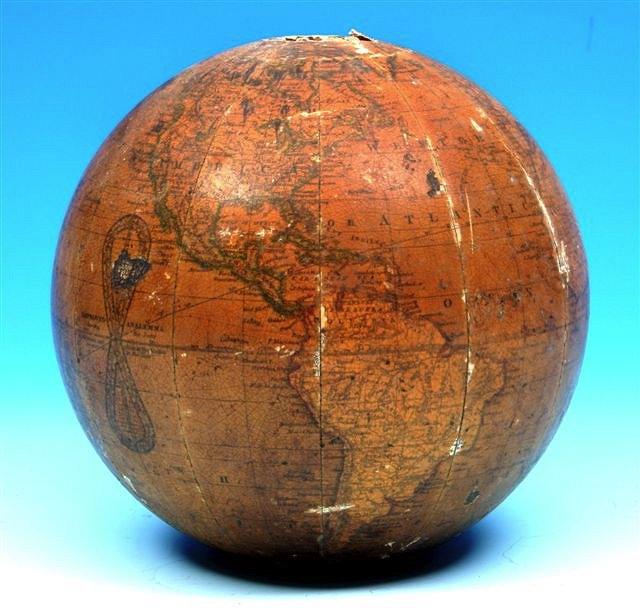 Appraisal: AN EARLY TH CENTURY TERRESTRIAL GLOBE signed Newton Son Chancery