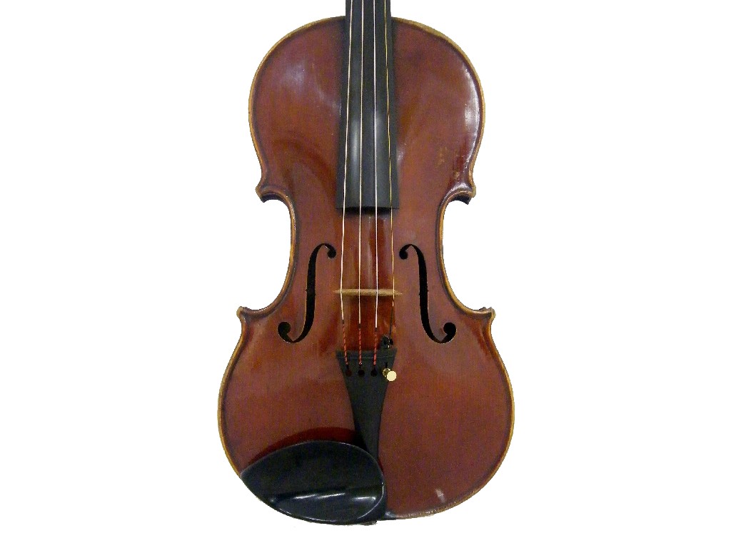 Appraisal: Good English violin by and labelled Made by Arthur Richardson