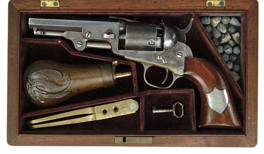 Appraisal: CASED PRESENTATION COLT MODEL POCKET REVOLVER Cal SN Usual configuration