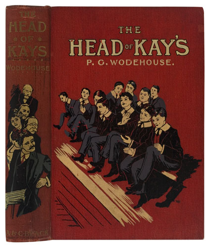 Appraisal: WODEHOUSE P G The Head of Kay's Frontispiece and illustrations