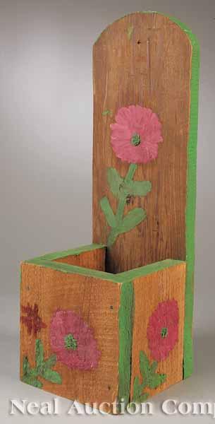 Appraisal: Clementine Hunter American Louisiana - Zinnia Letter Box oil on