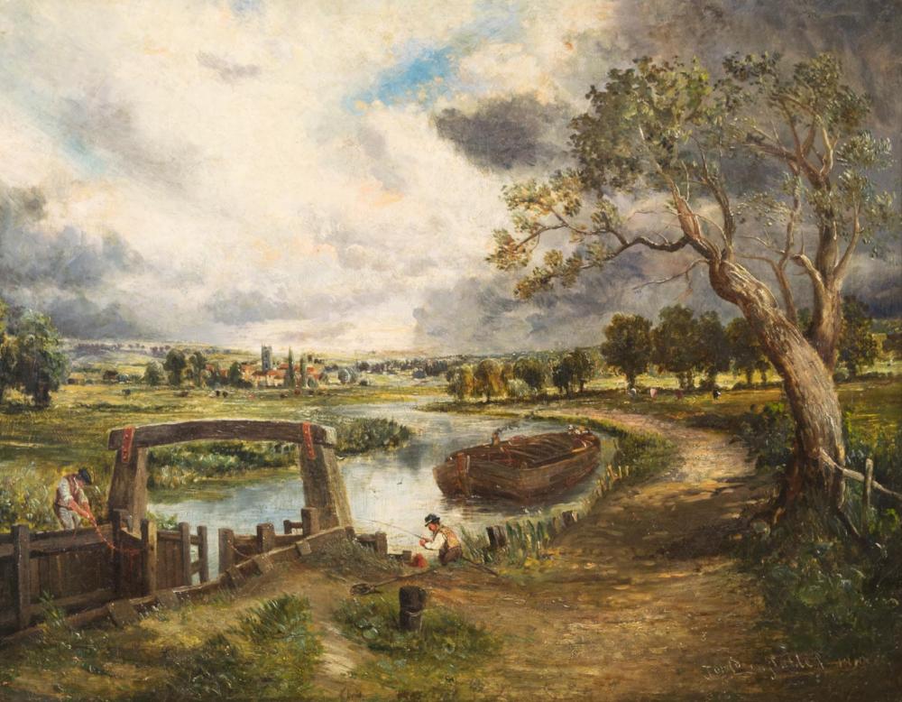 Appraisal: IN THE STYLE OF JOHN CONSTABLE United Kingdom - oil