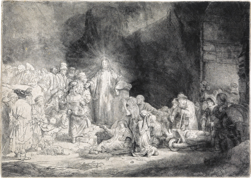 Appraisal: REMBRANDT VAN RIJN Christ Healing the Sick The Hundred Guilder