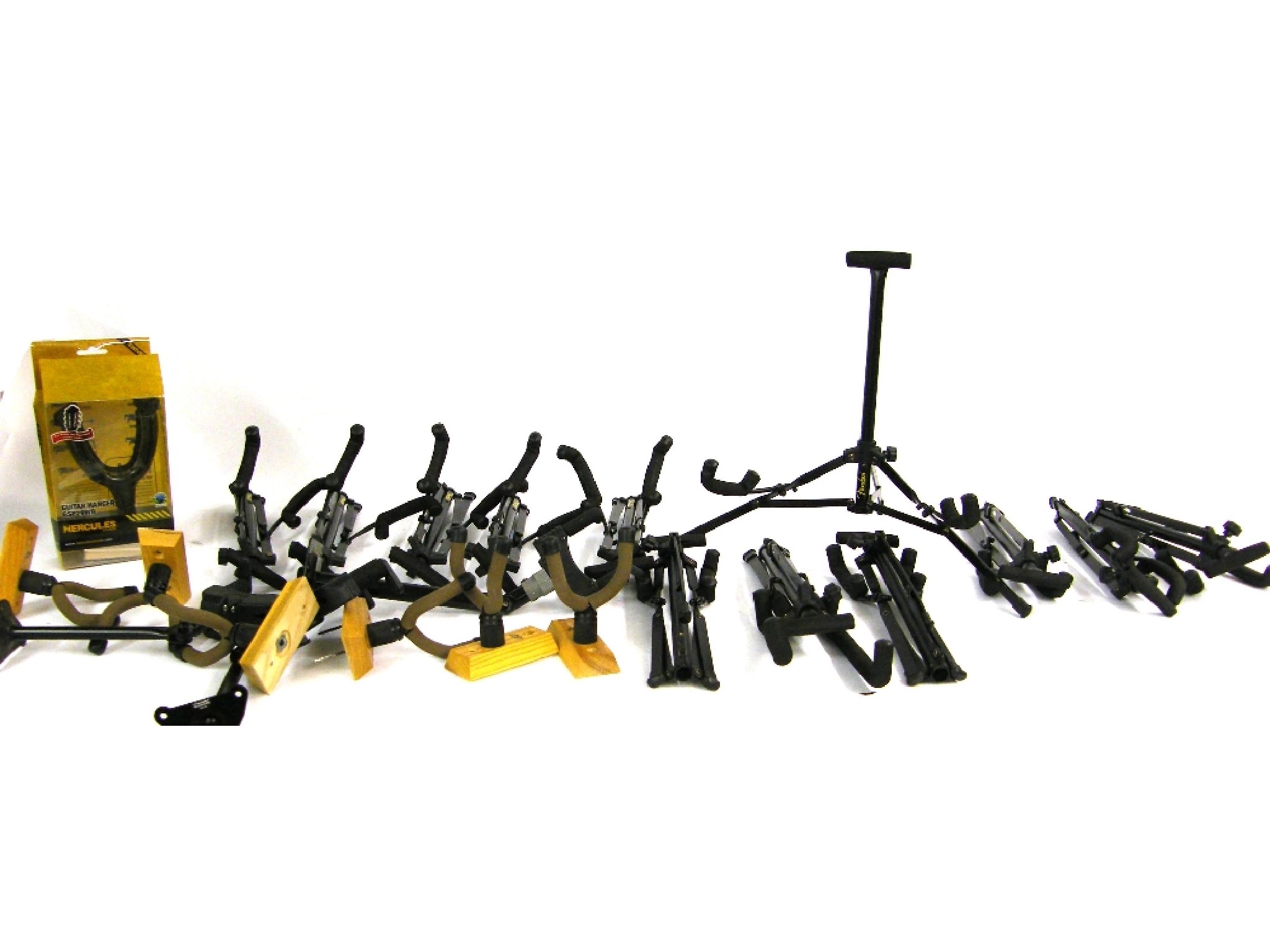 Appraisal: Twelve Fender mini electric guitar stands together with a quantity