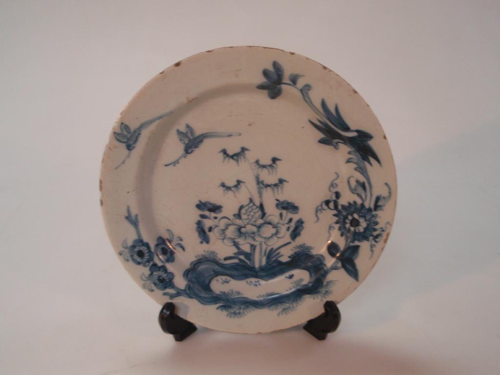 Appraisal: An thC Delft blue and white plate diameter