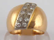 Appraisal: A Soviet Russian hallmarked ' ' standard approx carat gold