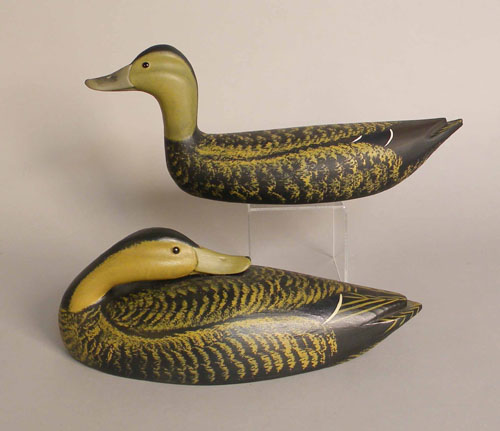 Appraisal: Pair of Patrick Gregory mallard decoys signed and dated and