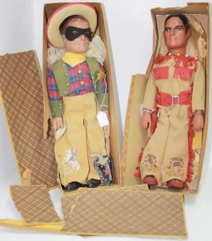 Appraisal: LOT OF IDEAL COMPOSITION EXTREMELY RARE PAIR OFDOLLS THE LONE