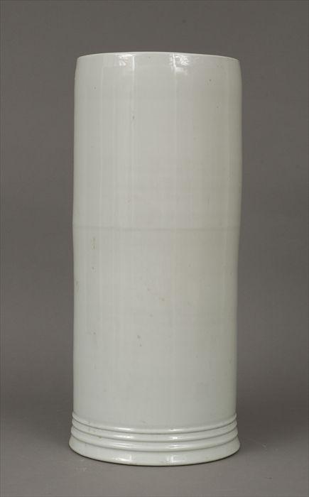 Appraisal: Blanc-de-Chine Porcelain Umbrella Stand in in diam