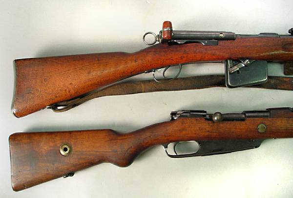 Appraisal: A lot of two military rifles Comprising Swiss Model Schmidt-Rubin