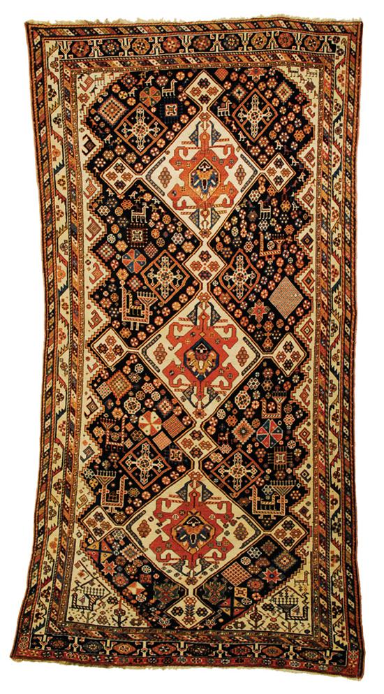 Appraisal: QASHGAI RUG Persia circa feet inches x feet inches Condition