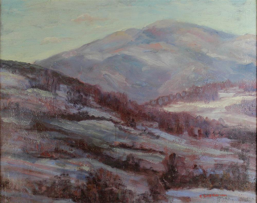 Appraisal: ELIZABETH SHERINYAN AMERICAN - NEW HAMPSHIRE LANDSCAPE Oil on canvas