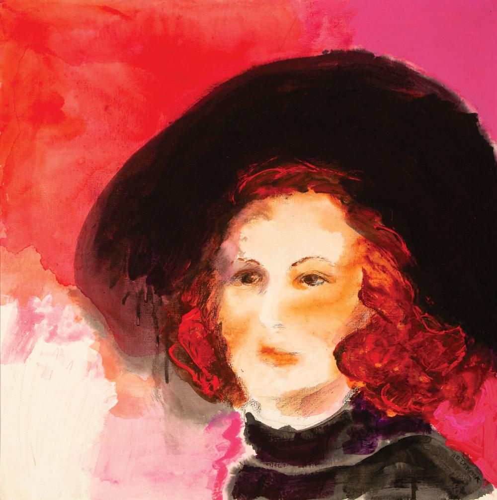 Appraisal: Rita Halbrook American Mississippi - Redhead in Hat oil on