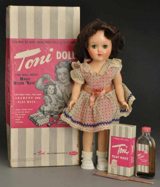 Appraisal: Hard Plastic Ideal Toni Doll Fully marked P -W Ideal