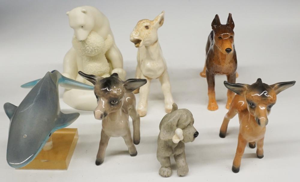 Appraisal: Collection of Porcelain and Other Animal Figurines