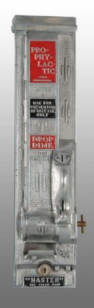 Appraisal: Master Prophylactic Condom Dispenser Description Circa to Working Nicely restored