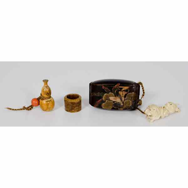 Appraisal: Chinese Accessories Chinese An assembled group of accessories including a