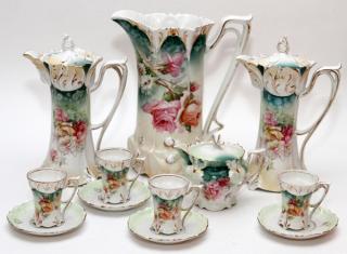 Appraisal: R S PRUSSIA PORCELAIN TABLEWARE PIECES R S PRUSSIA PORCELAIN